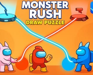 Monster Rush - Draw Puzzle online game thumbnail