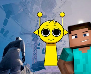 Only Up at Minecraft & Sprunki online game thumbnail